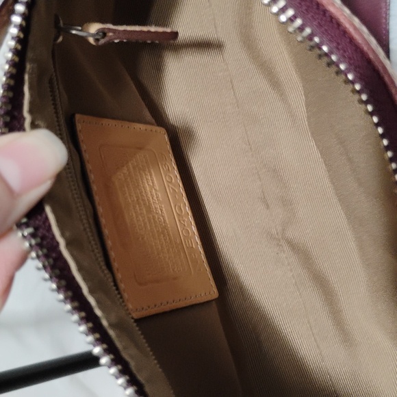 BIG BAG ONLY! MINI BAG SOLD/ Authentic Coach Y2K Demi Striped Shoulder Bag - Picture 10 of 12